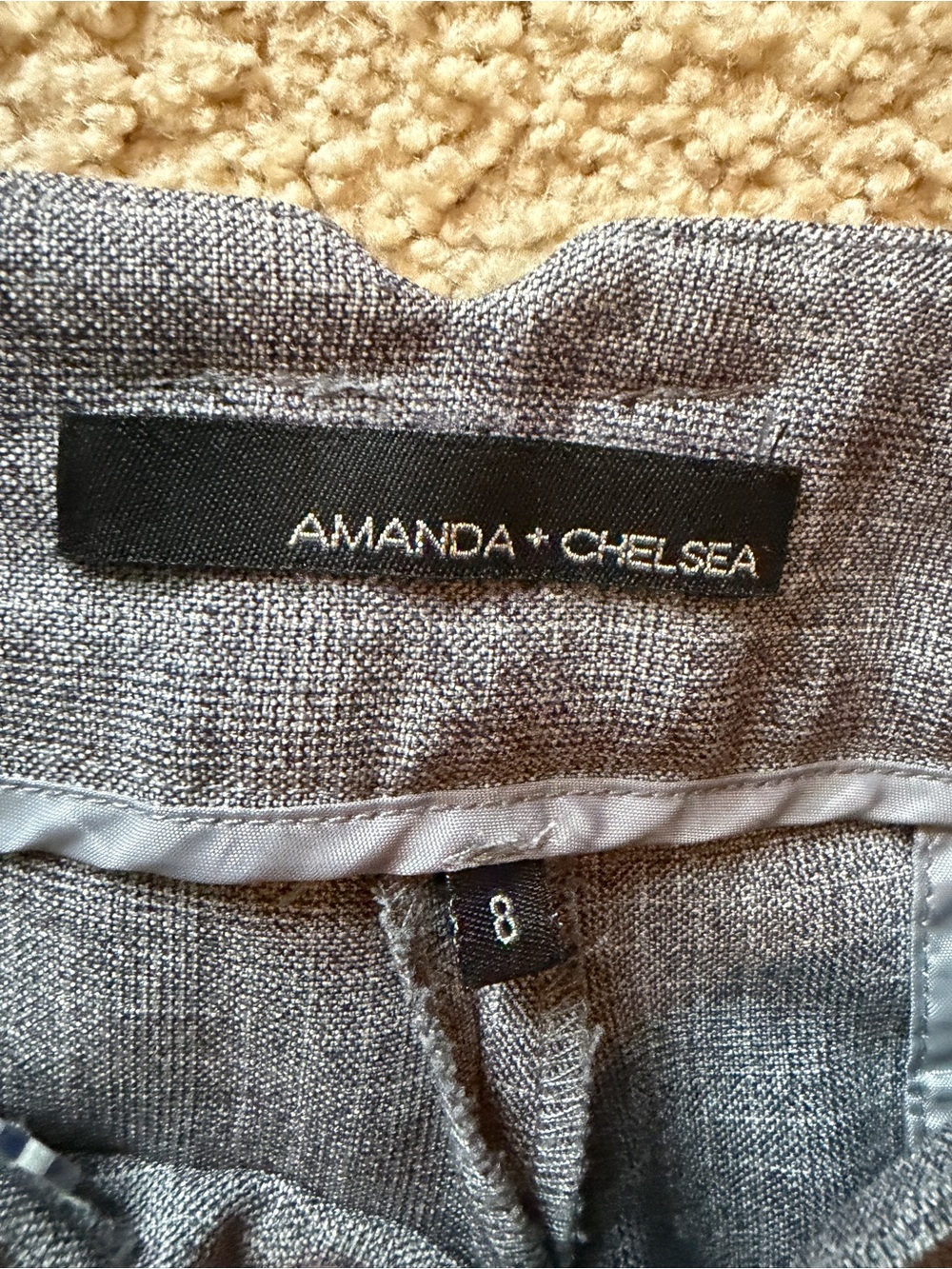 Amanda & Chelsea Light Gray Dress Pants (inseam 33) - Picture 5 of 5